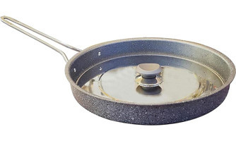 O.M.S 3222 Metal Metal 32 cm Balık Tava Gri