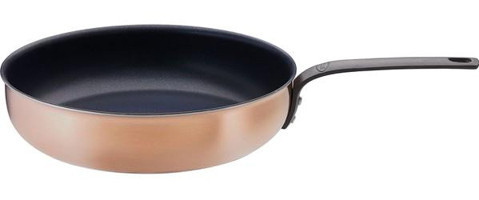 Rösle Chalet Metal Saplı Bakır 24 cm Düz Tava Bakır