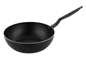 Viyalente Horeca Olala Plastik Saplı Granit 32 cm Wok Tava Siyah