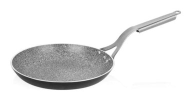 Altınbaşak Regal Çelik Saplı Alüminyum 24 cm Krep Tava Siyah