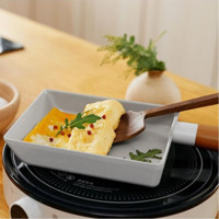 Neoflam Fika Ahşap Saplı Alüminyum 15 cm Omlet Tava Gri