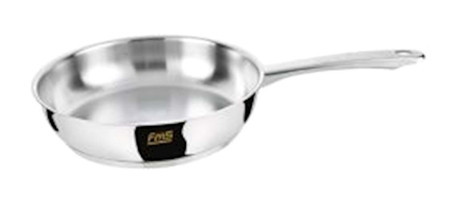 Fms Ideal 10017S Çelik 24 cm Düz Tava Gri