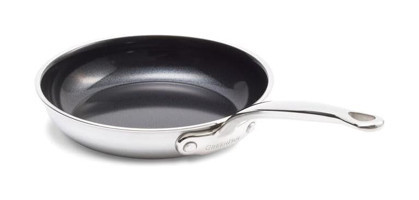 Greenpan Premiere Çelik Saplı Paslanmaz Çelik 28 cm Düz Tava Gri