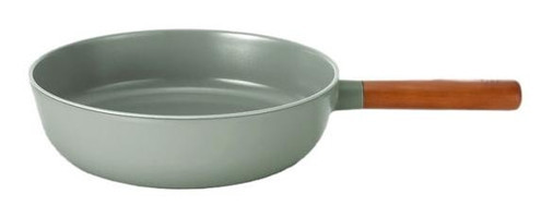 Primanova Fika Ahşap Saplı Döküm 26 cm Wok Tava Gri