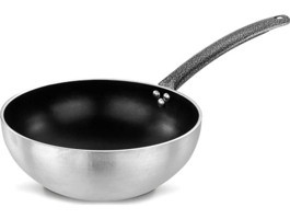 Ulutaş Elit Çelik 30 cm Wok Tava Gri