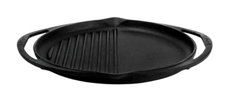 Lava Hibrit Döküm 30 cm Grill Tava Siyah