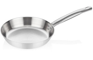 Tektıklamutfak A104KT28 Çelik 28 cm Kızartma Tava Gri