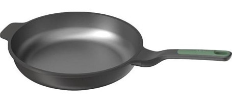 Berghoff Leo Plastik Saplı Döküm 28 cm Düz Tava Siyah
