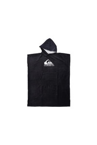 Quiksilver Hoody Pamuklu Plaj Havlusu Siyah