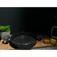 Bena Life Plastik Saplı Granit 24 cm Sahan Tava Siyah