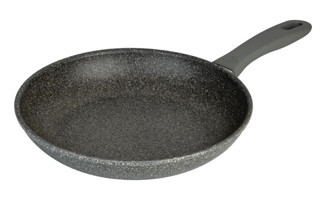 Ballarini Murano Plastik Saplı Alüminyum 28 cm Kızartma Tava Gri