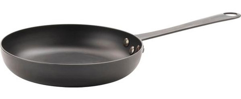 Hobiceyiz Vardagen Çelik 20 cm Düz Tava Siyah