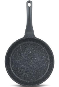 Thermoad Plastik Saplı Alüminyum 26 cm Düz Tava Siyah