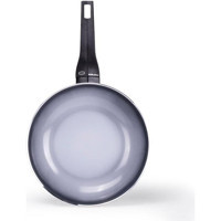 Moneta Aria Recycled Plastik Saplı Alüminyum 28 cm Wok Tava Siyah