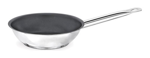 Kapp Çelik Saplı Paslanmaz Çelik 36 cm Wok Tava Gri