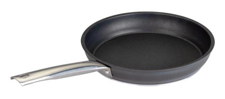Aryıldız Trendy Prestige Metal Saplı Alüminyum 28 cm Düz Tava Siyah