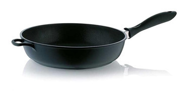 Kela Kerros Plastik Saplı 28 cm Sote Tava Siyah
