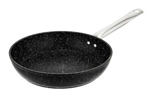 Neva Bitter Pro N3111 Çelik Saplı Granit 26 cm Düz Tava Siyah