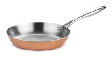 Altınbaşak Elite Multi Çelik Saplı Metal 26 cm Kızartma Tava Kahverengi