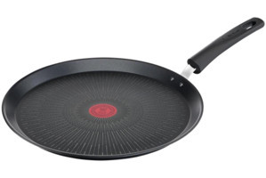 Tefal 6X Unlimitedone Plastik Saplı Alüminyum 28 cm Krep Tava Siyah