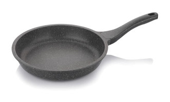 Schafer Famos Plastik Saplı Döküm 20 cm Düz Tava Gri