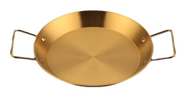 Suntek Magideal Çelik Saplı Paslanmaz Çelik 20 cm Düz Tava Gold
