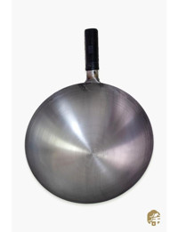 Xushı Gıda Plastik Saplı Metal 34 cm Wok Tava Gri