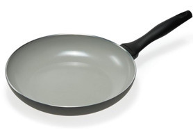 Moneta Melodia Finegres Plastik Saplı Alüminyum 26 cm Kızartma Tava Gri
