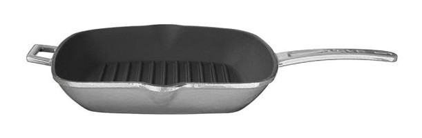 Lava Kare Döküm 26x26 cm Grill Tava Gri