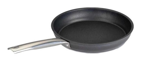 Aryıldız Trendy Metal Saplı Alüminyum 26 cm Düz Tava Siyah