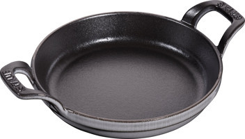 Staub Grafit Döküm 16 cm Düz Tava Siyah