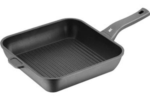 Wmf Permadur Premium 576504291 Plastik Saplı Döküm 28 cm Grill Tava Siyah