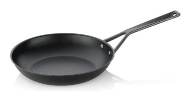 Kela 12602 Çelik Saplı Granit 28 cm Düz Tava Siyah