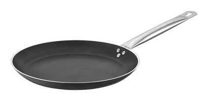 Net Çelik İnci Çelik 20 cm Krep Tava Siyah