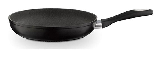 Enduro Plus Plastik Saplı Granit 26 cm Düz Tava Siyah