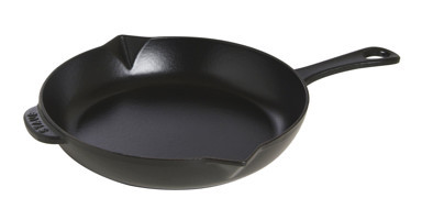 Staub Döküm Saplı Demir Döküm 26 cm Kızartma Tava Siyah