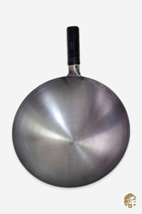 Xushı Gıda Plastik Saplı Metal 38 cm Wok Tava Gri