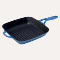 Pot Art Kare Döküm 26 cm Grill Tava Mavi