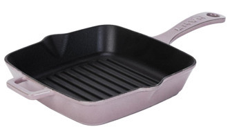 Lava Kare Döküm 20x20 cm Grill Tava Mor