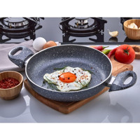 Polo Chef Fiesta Plastik Saplı Alüminyum 20 cm Sahan Tava Gri