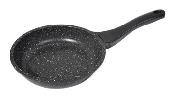 Falez No:24 Plastik Saplı Döküm 24 cm Düz Tava Gri