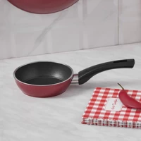 Karaca Biodiamond Plastik Saplı Diamond 14 cm Düz Tava Kırmızı
