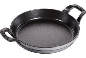 Staub Grafit Döküm 20 cm Düz Tava Siyah