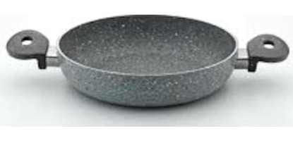Arselon Plastik Saplı Granit 24 cm Sahan Tava Gri