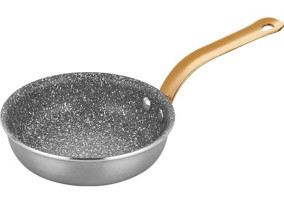 Altınbaşak Alu Çelik Saplı Alüminyum 12 cm Düz Tava Gri