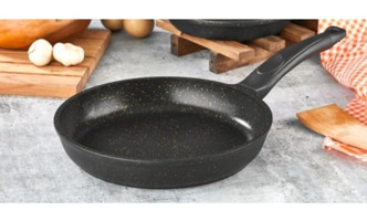 Cosiness 130IDT Döküm Saplı Döküm 30 cm Düz Tava Siyah