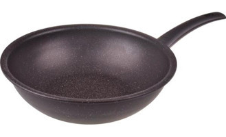 Taşev Glory T3163 Döküm Saplı 28 cm Wok Tava Gri