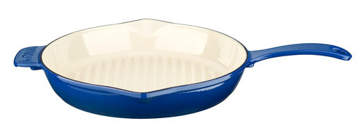 Lava Edition Döküm 28 cm Grill Tava Mavi