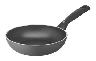 Wmf Permadur Inspire 3201018551 Plastik Saplı 24 cm Düz Tava Siyah