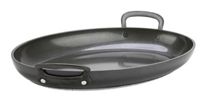 Greenpan Craft Çelik Saplı Seramik 40 cm Düz Tava Siyah